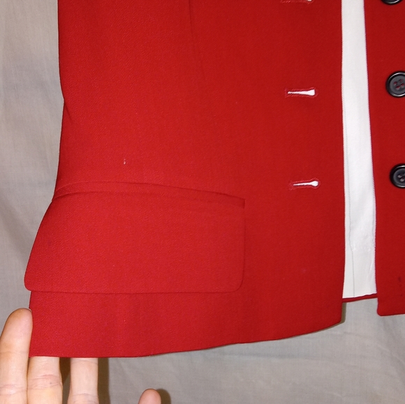 Ann Taylor vintage vest red size 2 - Picture 5 of 5